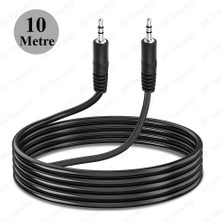 BK Teknoloji 10 Metre 3.5mm Stereo Erkek-Erkek Aux Ses Kablosu