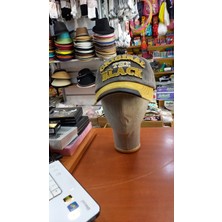 Salar Ticaret Eskitme Şapka Retro Pamuklu Beyzbol Kep Nakışlı 58-60 cm Kahve