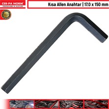 CER-PA NORM Kısa Allen Anahtar 17 x 150 mm