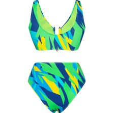 Bonesta Swimwear Leone Boncuklu Atlet Bikini Takımı