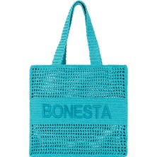 Bonesta Swimwear Posıtano Maxı Turquoıse Plaj Çantası