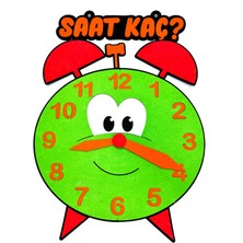 Keçeli Dünyam Saat Kaç? Çalar Saat Interaktif Keçe Eğitim Materyali