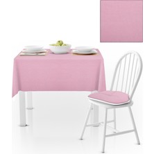 BenimOl Şeker Pembe Düz Renk Masa Örtüsü 140x220