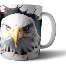 Pixxa Kartal Eagle Optik Illüzyonlu Kupa Bardak Model 2