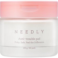 Needly - Anti-Trouble Pad - Nazik Tahriş Etmeyen Sivilce ve Sebum Karşıtı Tonik Ped 60 Adet 250 gr