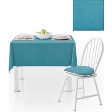BenimOl Turkuaz Düz Renk Masa Örtüsü 120x140