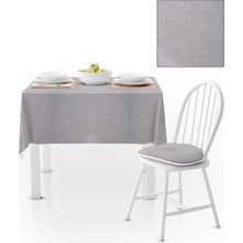 BenimOl Açık Gri Düz Renk Masa Örtüsü 120x140