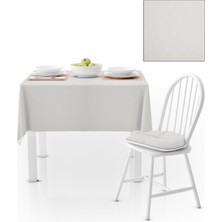BenimOl Kırık Beyaz Düz Renk Masa Örtüsü 120x140