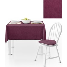 BenimOl Mürdüm Düz Renk Masa Örtüsü 140x180