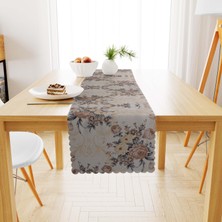 BenimOl Modern Gül Yaprak Desenli Runner 40x140