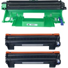 Ekoset Brother HL1111 HL1211 MFC1810 MFC1911 Muadil Drum Ünitesi ve 2'li Toner Seti