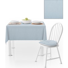 BenimOl Buz Mavisi Düz Renk Masa Örtüsü 140x180