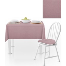 BenimOl Pudra Pembe Düz Renk Masa Örtüsü 120x140