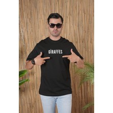 Erkek Tişört New Season Unisex Over Size Ön Arka Baskılı T -Shirt  Pamuk Kaliteli Ürün