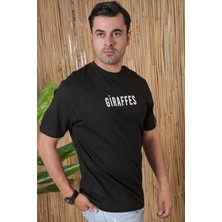 Erkek Tişört New Season Unisex Over Size Ön Arka Baskılı T -Shirt  Pamuk Kaliteli Ürün