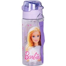 Wiggle 500 ml Barbie Pipetli Askılı Kilitlenebilir Su Matarası