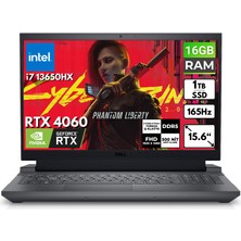 Dell G15 5530 I7-13650HX 16 GB 1 Tbssd RTX4060 15.6" Fhd Ubuntu Taşınabilir Bilgisayar G155530012UBT12
