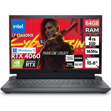 Dell G15 5530 I7-13650HX 64 GB 4 Tbssd RTX4060 15.6" Fhd Windows 11 Pro Taşınabilir Bilgisayar G155530012UBT39
