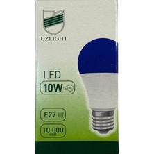 Uzlight 10W (75W) 11000K (Mavi Işık) E27 Duylu LED Ampul (2 Adet)