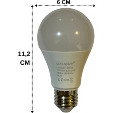 Uzlight 10W (75W) 11000K (Mavi Işık) E27 Duylu LED Ampul (2 Adet)