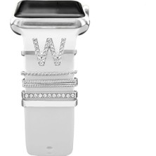 PSGT Psgt apple Watch Uyumlu Harfli Charm Aksesuar Tüm Seriye Uyumlu Akıllı Saay Charm