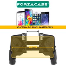 Forzacase 4.7’’-6.5’’ Telefonlar ile Uyumlu Ergonomik Telefon Oyun Kolu Pubg Tetik Düğmesi - FC685