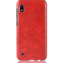 SZY Mall Samsung Galaxy A10 Retro Koruyucu Kapak Lychee Desen Için Retro Kılıf (Yurt Dışından)