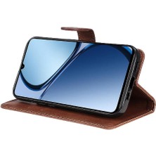 SZY Mall Realme C63 Için Flip Case Kart Yuvası ile Yüksek Kaliteli Deri Iş Çantası (Yurt Dışından)