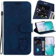 SZY Mall Xiaomi Poco M6 4g Için Kılıf Tutucu Kapak Kabartmalı Sevimli Kaplan Flip Folio (Yurt Dışından)