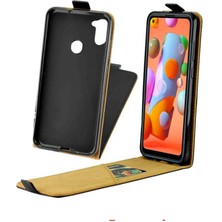 SZY Mall Samsung Galaxy A11 Kart Yuvası Iş Tarzı Tpu Için Dikey Flip Case (Yurt Dışından)