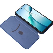 SZY Mall Oneplus Nord Ce4 Lite Kart Ekleme Manyetik Karbon Fiber Için Flip Case (Yurt Dışından)