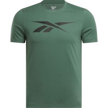 Reebok Gs Vector Tee Orman Yesılı Erkek Kısa Kol T-Shirt