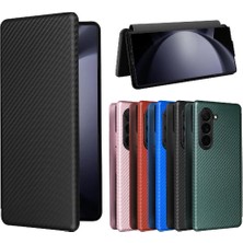 SZY Mall Samsung Galaxy Z Için Flip Case Kart Tutucu Kickstand Fiber ile 6 5g Kat (Yurt Dışından)