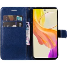 SZY Mall Vivo Y36 Için Flip Case 5G/Y78 5g Kart Yuvası ile Yüksek Kalite Deri Katı (Yurt Dışından)