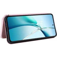 SZY Mall Oneplus Nord Ce4 Lite Kart Ekleme Manyetik Karbon Fiber Için Flip Case (Yurt Dışından)