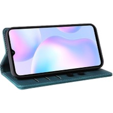 SZY Mall Xiaomi Redmi 9A Için Flip Case Deri Kılıf Darbeye Cüzdan Basit Flip (Yurt Dışından)