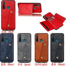 SZY Mall Cüzdan Durumda Xiaomi Redmi Not 8t Buit Demir Kart Tutucu Kickstand (Yurt Dışından)