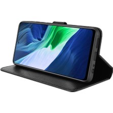 SZY Mall Infinix Not 10 Kart Tutucu Manyetik Cüzdan Kapak Kickstand Için Kılıf (Yurt Dışından)