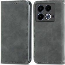 SZY Mall Infinix Not 40 Flip Kapak Için Flip Case Darbeye Cüzdan Basit Deri (Yurt Dışından)