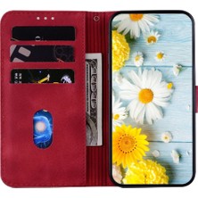 SZY Mall Xiaomi Poco M6 4g Kabartmalı Zambak Manyetik Kickstand Kart Için Flip Case (Yurt Dışından)