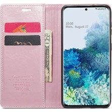 SZY Mall Samsung Galaxy S20 Artı Retro Cüzdan Kapak Için Flip Case Çılgın At Pu (Yurt Dışından)