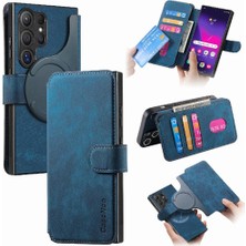 SZY Mall Samsung Galaxy S24 Ultra Cüzdan Mıknatıs Koruyucu Malzeme Için Flip Case (Yurt Dışından)