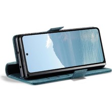 SZY Mall Samsung Galaxy Z Için Flip Case Fold 6 5g Kılıf Kart Yuvası Kickstand Manyetik (Yurt Dışından)