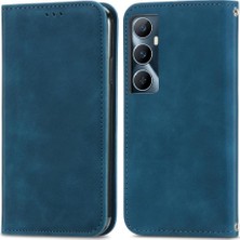 SZY Mall Realme C65 Cüzdan Flip Kapak Için Flip Case Basit Iş Darbeye (Yurt Dışından)