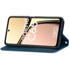 SZY Mall Realme C65 Cüzdan Flip Kapak Için Flip Case Basit Iş Darbeye (Yurt Dışından)