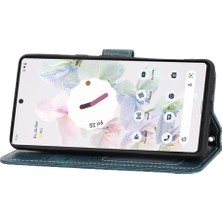 SZY Mall Google Piksel 8A Kickstand Pu Deri Kart Tutucu Manyetik Için Flip Case (Yurt Dışından)