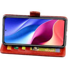 SZY Mall Xiaomi Mi 11I Kickstand Kart Tutucu Darbeye Dayanıklı Manyetik Pu Için Flip Case (Yurt Dışından)