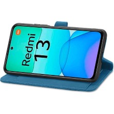 SZY Mall Xiaomi Redmi 13 4g Cüzdan Çok Renkli Iş Çoklu Kart Için Flip Case (Yurt Dışından)