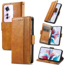 SZY Mall Oppo Oppo 11F 5g Çok Renkli Ekleme Cüzdan Çoklu Kart Yuvası Için Flip Case (Yurt Dışından)