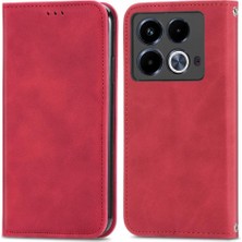 SZY Mall Infinix Not 40 Flip Kapak Için Flip Case Darbeye Cüzdan Basit Deri (Yurt Dışından)